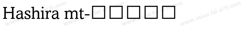 Hashira mt字体转换